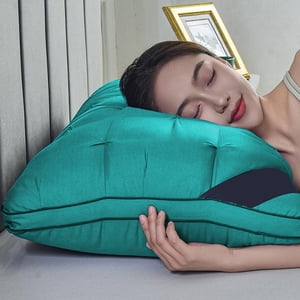 Openpig Oreillers doux Taille Queen pour dormir, oreillers de lit de soutien, oreiller alternatif encastré vers le bas, Oreil de Gel Hôtel de luxe pour dormir