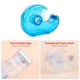 thumbnail image 4 of Abody Transparent Desktop Tape Cutter Tape Hand Use Practical Adhesive Tape Dispenser Portable Lightweight for Office Home DIY Handcraft Stationery 10.2x7.2x2.5cm Suitable for 24mm Width Tape, 4 of 6