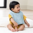 thumbnail image 3 of Good Little Citizens Reversible Bib + Burp Set - Linen, 3 of 5