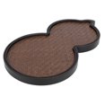 thumbnail image 2 of Mat Surface Bamboo Small Tea Tray Tea Plate for Teawares Teaset Saucers Tea CeremonyGourd, 2 of 14