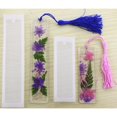 thumbnail image 3 of Qiilu DIY Bookmark,2pcs/set DIY Bookmark Mould Rectangle Silicone Mold Making Epoxy Resin Jewelry Craft Tool   ,Pendant Mold, 3 of 5
