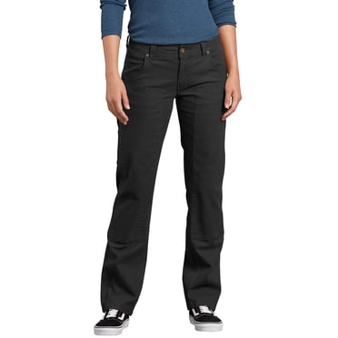 dickies Women's Relaxed Straight Stretch Duck Double-Front Carpenter Pant