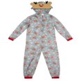 thumbnail image 1 of Christmas Matching Family Loungewear Hoodie Pattern Zipper Romper, 1 of 7