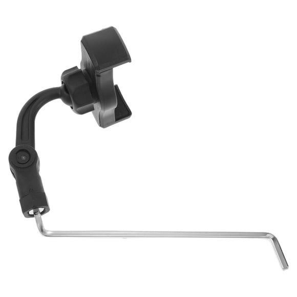 Shisuyan Alto Saxophone Phone Holder Sax Lyre Music Clip Saxophone Phone Mount to Fix Your Phone Securely Easy to Read Music Black