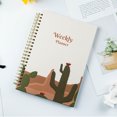 thumbnail image 5 of Vaidha Weekly Schedule Book Hard Case Notebook A5 Coil Book Elastic Notebook, 5 of 5
