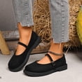 thumbnail image 2 of Flat Shoes for Women, Versatile Loafers with Buckle and Low-Cut Style, 2 of 9