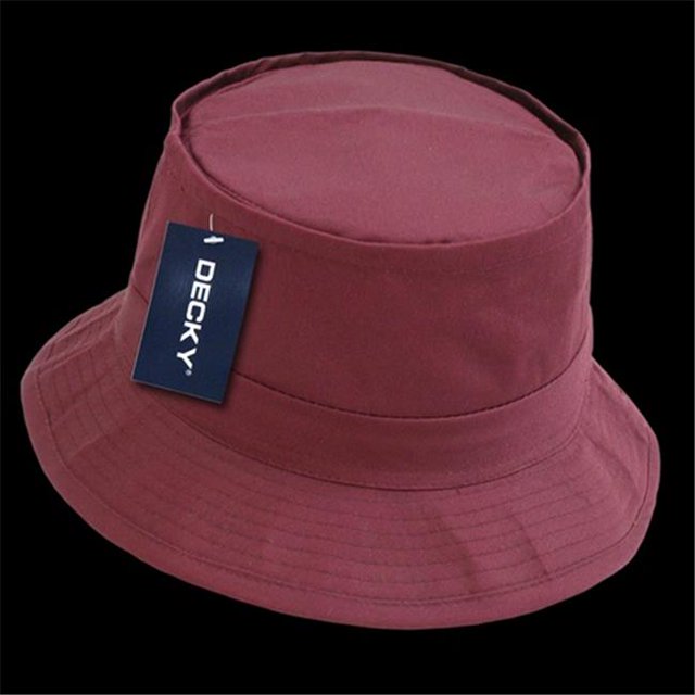 Decky 450-PL-MAR-07 Fishermans Hat, Maroon - Large & Extra Large