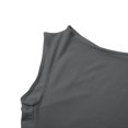 thumbnail image 4 of Duoif Débardeur pour Femmes Style de Rue Mode Col Incliné Sans Manches Ajusté et Gilet Décontracté Printemps Offres J m, 4 of 9