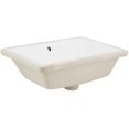 thumbnail image 2 of 18.25-in. W Rectangle Bathroom Undermount Sink Set In White - Chrome Hardware - Overflow Drain Incl. AI-20573, 2 of 9