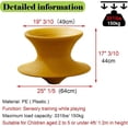 thumbnail image 2 of Chaise Pivotante Sensorielle Gyro, Chaise pour Enfants Autistes Rotative à 360°, Base Antidérapante Orange, 2 of 5