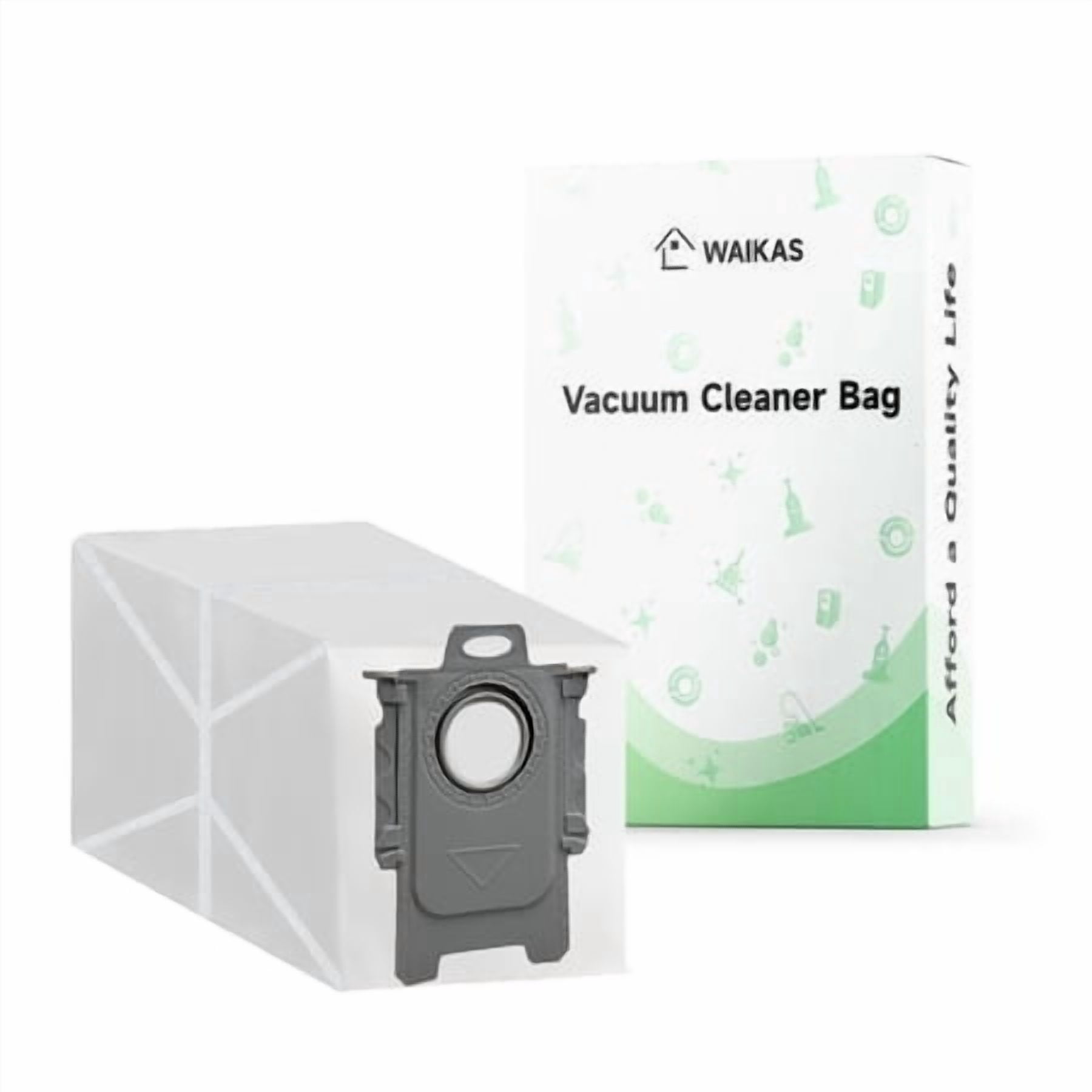WAIKAS 20 Pack Qrevo Dust Bag for Roborock Qrevo QV 35A/35S, Qrevo S5V, Qrevo Curv S5X, Saros 10/10R/Z70, Qrevo Edge, Qrevo S/Pro/Master/Plus Robot Vacuum