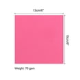 thumbnail image 2 of Unique Bargains 200 Sheets 6x6 Inch Origami Paper Double Sided Fluorescent Pink Square Sheet for Art Craft Project, Beginners, 2 of 5