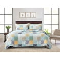thumbnail image 1 of Mainstays All in One Lightweight Quilt Set and Sheet Set -7 Piece, Full, Patchwork, 1 of 14