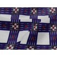 thumbnail image 4 of oneOone Viscose Jersey Fabric Check Ikat Print Fabric By The Yard 60 Inch Wide, 4 of 5