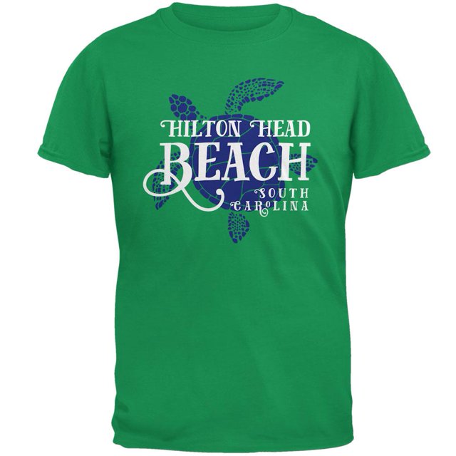 Summer Sun Sea Turtle Hilton Head Beach Mens T Shirt