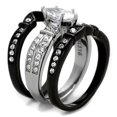 thumbnail image 1 of TopLLC Rings Valentine's Day Engagement Wedding Ring Three-in-One Zircon Couple Ring Ring ring, 1 of 2