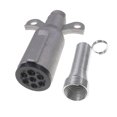 thumbnail image 1 of 7p Plug Semi Trailer Car Wiring Lights Tow Metal Aluminium, 1 of 3