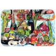thumbnail image 1 of Carolines Treasures 8915CMT 20 x 30 In. Wine Crab Shrimp and Oysters Kitchen or Bath Mat, 1 of 1