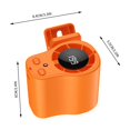 thumbnail image 2 of Luiuiu Ventilateur de Climatiseur à Pince pour Voiture avec Écran LED, Rotation à 360°, 199 Vitesses, Ventilateur de Refroidissement Mains Libres Rechargeable par USB pour Voiture, Camping et Voyage, 2 of 6