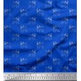 thumbnail image 1 of Soimoi Poly Georgette Fabric Pug Dog Print Fabric by The Yard 52 Inch Wide, 1 of 3