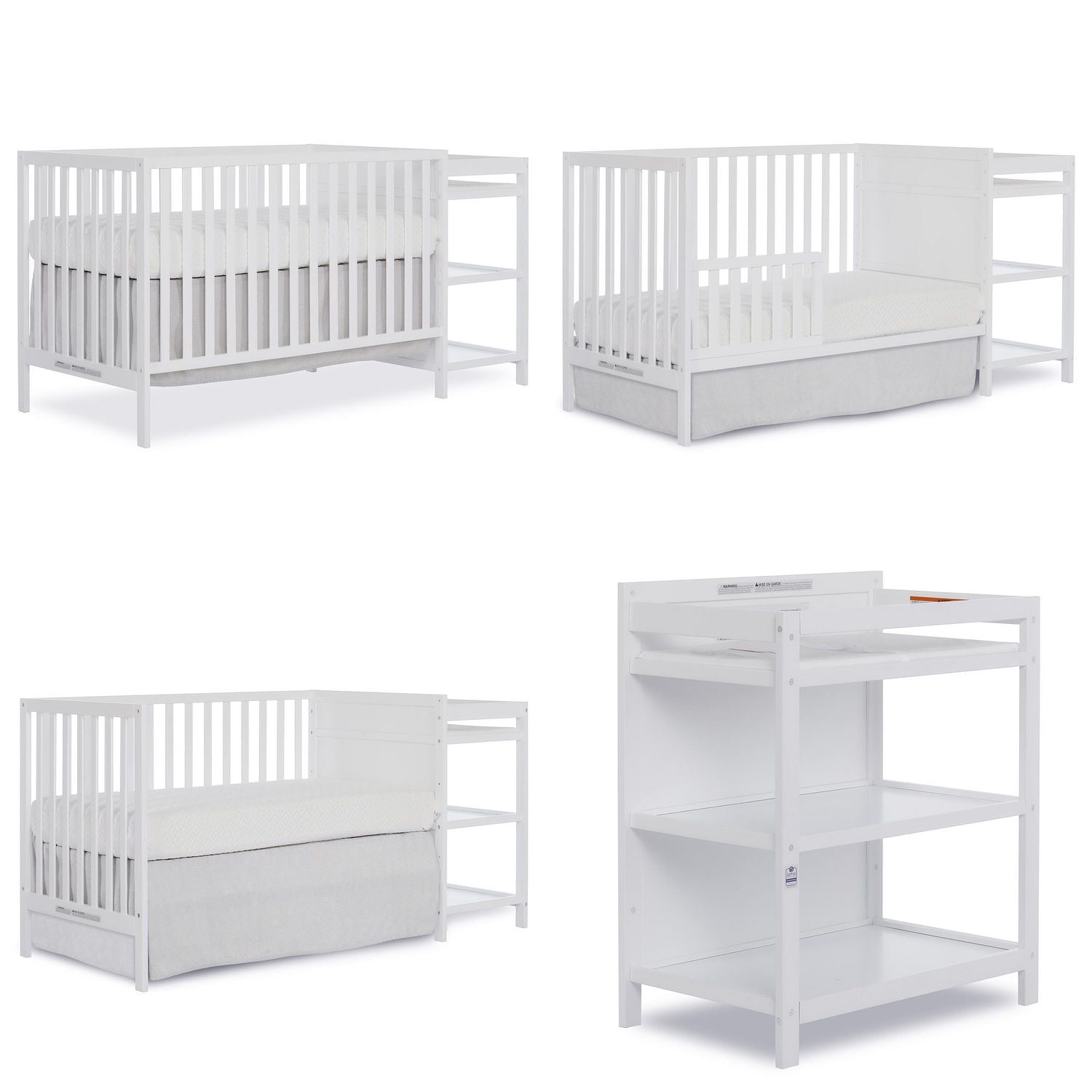 Dream On Me Hamilton 4-in-1 Convertible Crib and Changer Style#679