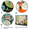 thumbnail image 3 of Designart Abstract Midcentury framed wall art decor, Midcentury framed wall art, Mid Century Mod Nature A Green Oasis I , Green Mid-Century Modern Gold framed wall art, 32x24 inches Gold Frame, 3 of 5