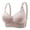 Grey, variant on FhsagQ Bra Women's Bras Camisoles & Tanks Loose Fit Women Lace Back Button Shaping Cup Adjustable Shoulder Strap Large Size Underwire Bra Womens Bras Robe Women's Bras White 40