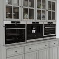 thumbnail image 4 of MONSLIPA Buffet Sideboard Kitchen Storage Cabinet MDF Gray, 4 of 8
