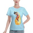 thumbnail image 1 of Women's Basic Short Sleeve T-Shirt Dragon Ball Wukong, 1 of 6