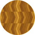 thumbnail image 1 of Ahgly Company Tapis Rond Lavable en Machine Intérieur Transitionnel Acajou Brun, 5 Pieds Rond, 1 of 7