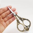 thumbnail image 4 of HLONK 2Inch Stainless Steel Scissors Silver Sewing Embroidery Scissors Small Precision Detail Scissors Vintage Shears Sharp Cutter for Fabric Paper Cutting Craft Art Work DIY Tool DIY, 4 of 6