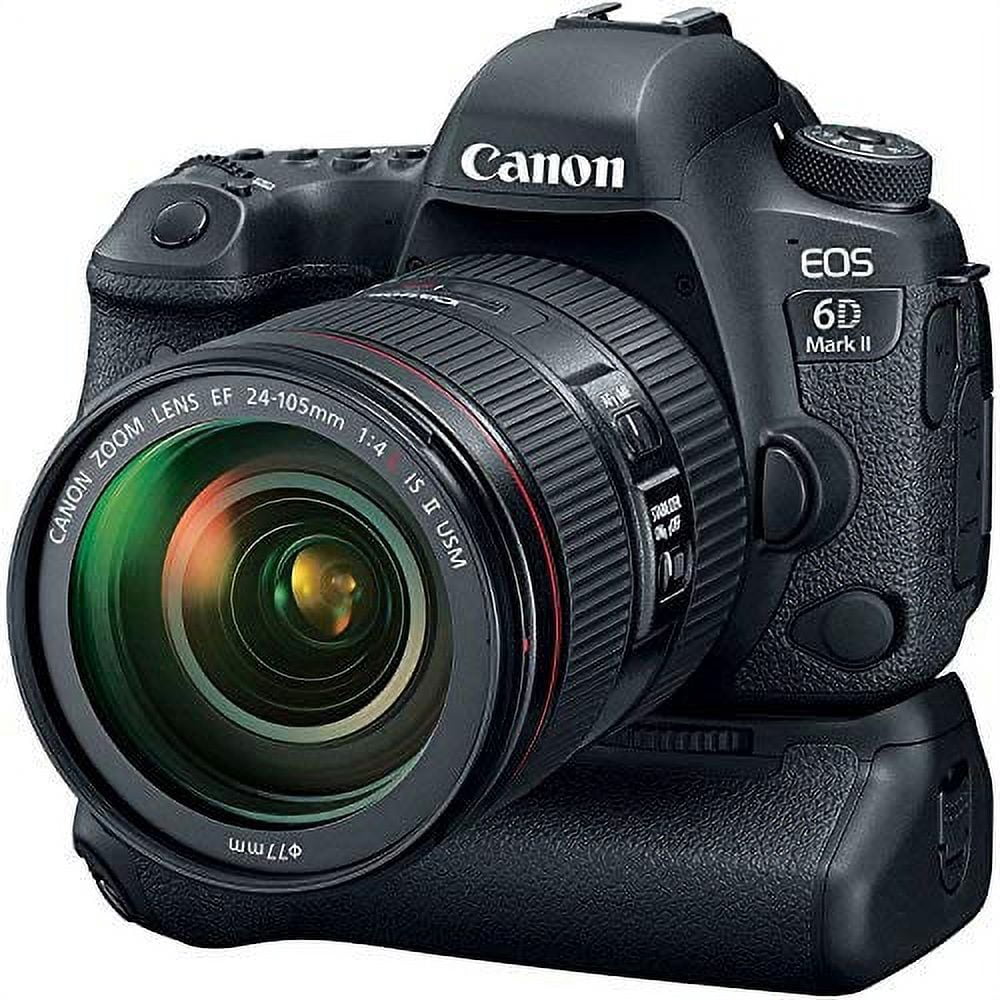 Canon EOS 6D Mark II DSLR Camera Kit +24-105mm is II USM Lens +