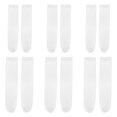 thumbnail image 1 of EeaseCA 6 Pairs Blank White Sublimation Socks Printable Socks Straight Blank Socks, 1 of 8