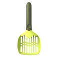 thumbnail image 1 of Green Cat Litter Shovel With Fine Holes For Clumping Litter Hanging Design Green Color, 1 of 7