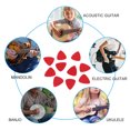 thumbnail image 2 of Choix de Guitare Acoustique, 10Pcs Feutre Pics Plectrums Guitare Pic, Laine Feutre Guitare Pics pour Ukulélé Instrument Accessoires Cordes Instruments, 2 of 8