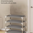thumbnail image 4 of Dvkptbk Shoe Storage Rack 4 Layer Shoe Rack Suitable For Closet Front Door Entrance Stackable Shoe Storage In Any Combination Space Saving Small Shoe Rack, 4 of 6