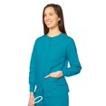 thumbnail image 3 of Adar Universal Scrubs For Women - Round Neck Warm-Up Scrub Jacket, 3 of 7