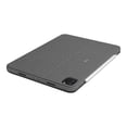 thumbnail image 3 of Logitech Combo Touch iPad Pro 11-inch (1st, 2nd, 3rd, 4th gen) Keyboard Case - Detachable Backlit Keyboard - Oxford Grey, 3 of 10