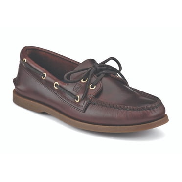 Sperry Men's A/O 2-Eye Boat Shoe in Amaretto, 9 US