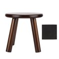 thumbnail image 1 of Child Bench, Easy To Carry Pine Strong Load-Bearing Screw Fixed Wood Stool, Strong Office For Home Round Nut-Brown, 1 of 8
