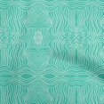thumbnail image 1 of oneOone Georgette Viscose Sea Green Fabric Moire Craft Projects Decor Fabric Printed By The Yard 42 Inch Wide, 1 of 4