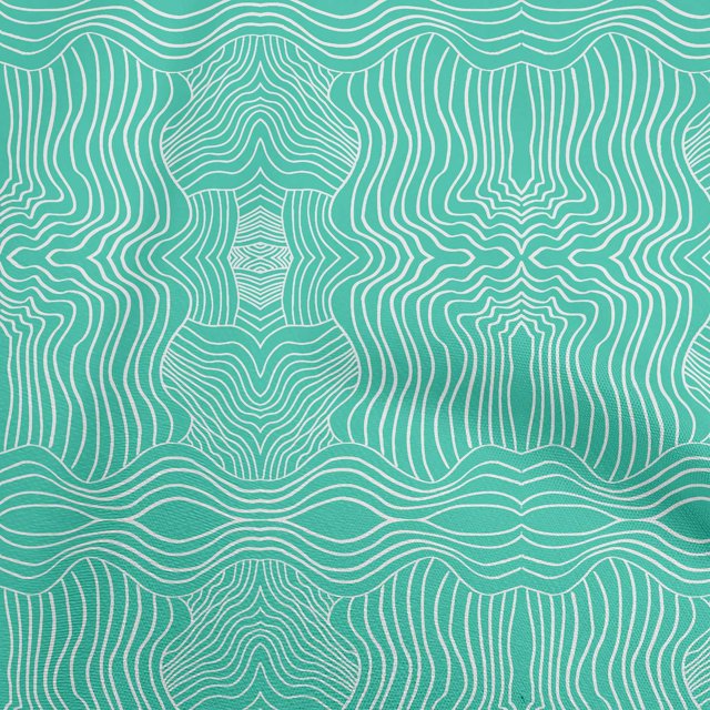 oneOone Georgette Viscose Sea Green Fabric Moire Craft Projects Decor Fabric Printed By The Yard 42 Inch Wide