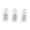 A White, variant on Rongfmy Metal Kitchen Canister Set coffee and tea Sugar Storage Jars Containers for A Pink