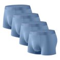 thumbnail image 1 of Plebaso Mens Boxer Briefs Stretch Comfortable Quick Dry Underwear Soft Breathable Boxers for Men (4 Pack), 1 of 2
