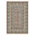 thumbnail image 4 of Casavani Handblock Printed Black Cotton Rug Square Area Rug for Entryway Kitchen Bathroom 5x5 feet, 4 of 6