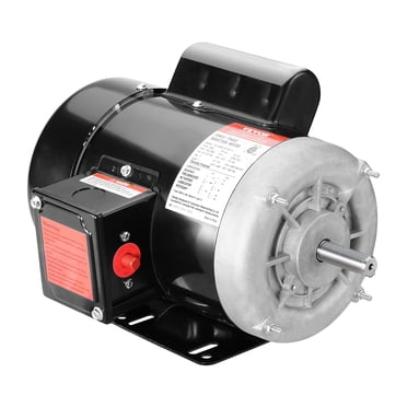 VEVOR Moteur Électrique 0.75HP 1725RPM AC115/230V 56 Cadre Arbre à Clé 1 Phase 5/8 Pouces