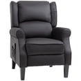 thumbnail image 1 of HOMCOM Fauteuil Inclinable de Massage Fauteuil Inclinable à Poussée avec Repose-Pieds, 1 of 10