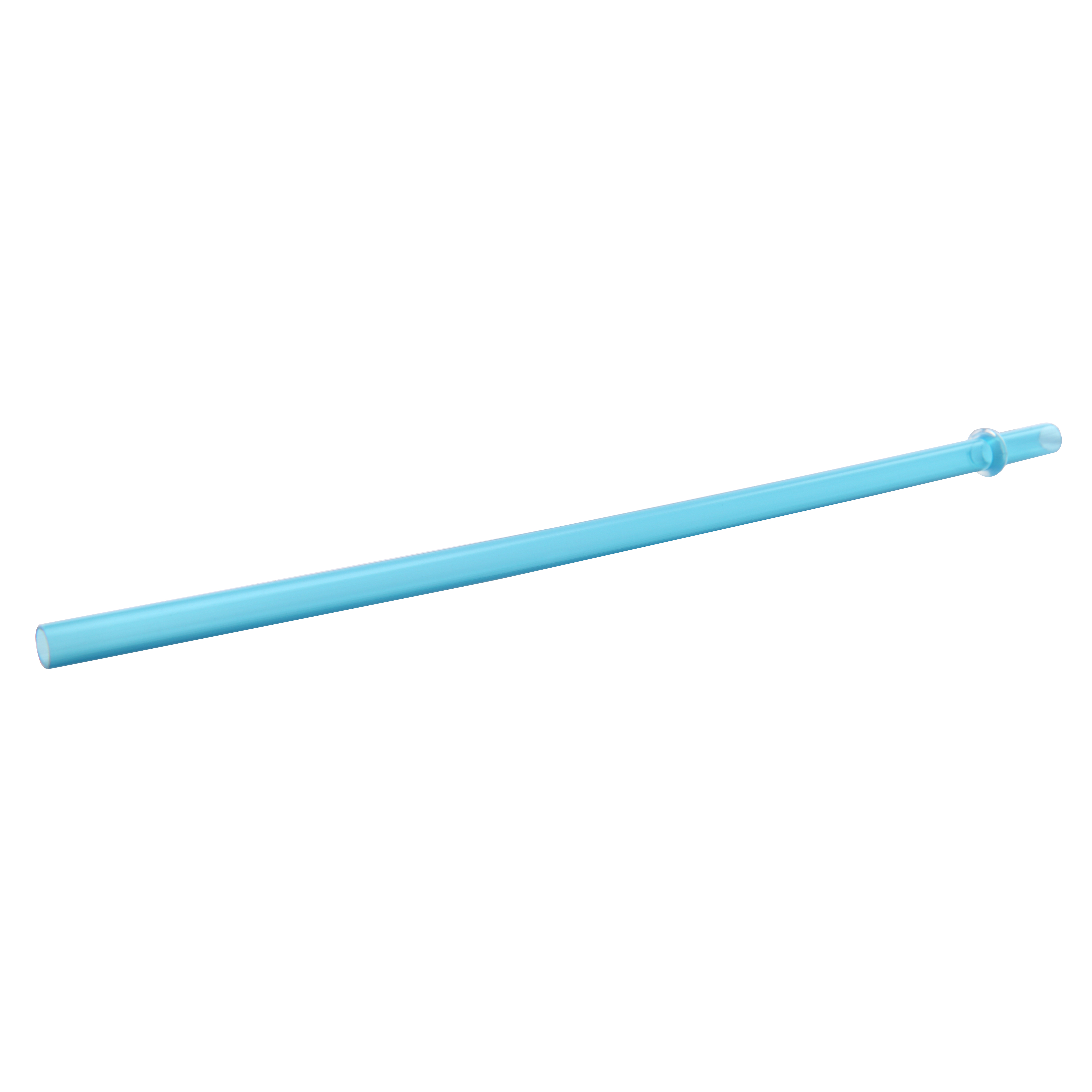 Gobelet en plastique Mainstays de 59 cl avec couvercle à visser et paille bleu