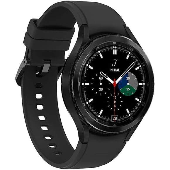 Samsung Galaxy Watch4 Classic 46mm Black Stainless Steel – Heart Rate Monitor, Fitness Tracking, Sleep Management – Refurbished (Good)