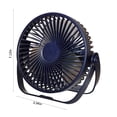 thumbnail image 3 of Boovnll Desktop Fan Quiet Brushless Turbine, Mini Fan, Wall Mounted Usb 3-In-1 Portable Small Fan, 3 of 9